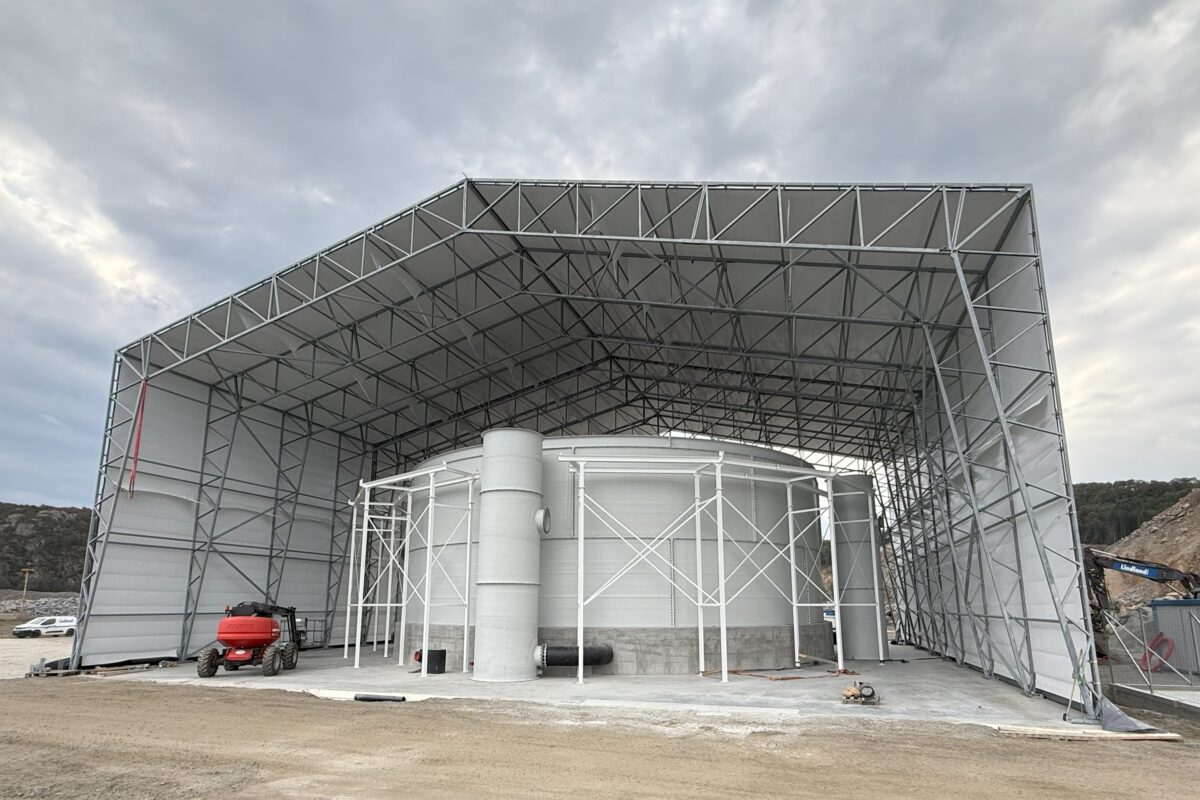 mRAS construction at Hausvik